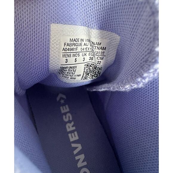 Converse Chuck Taylor All Star Hi Top Unisex Sneakers Ultra Violet/Tie Dye - Picture 8 of 9